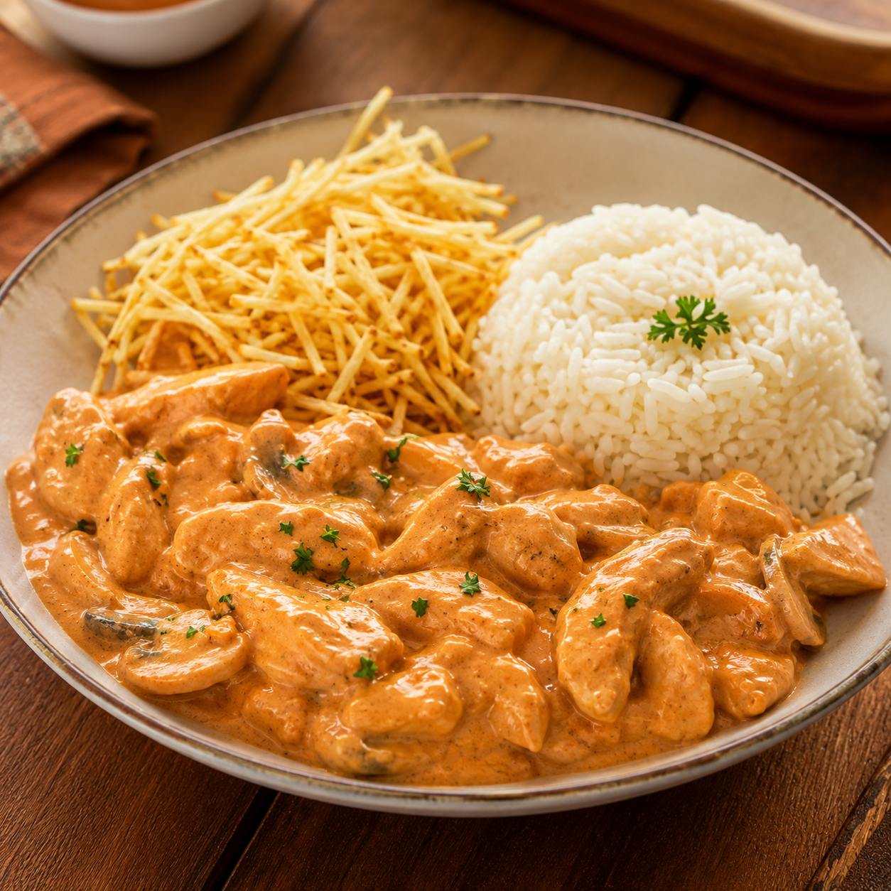 Strogonoff de frango
