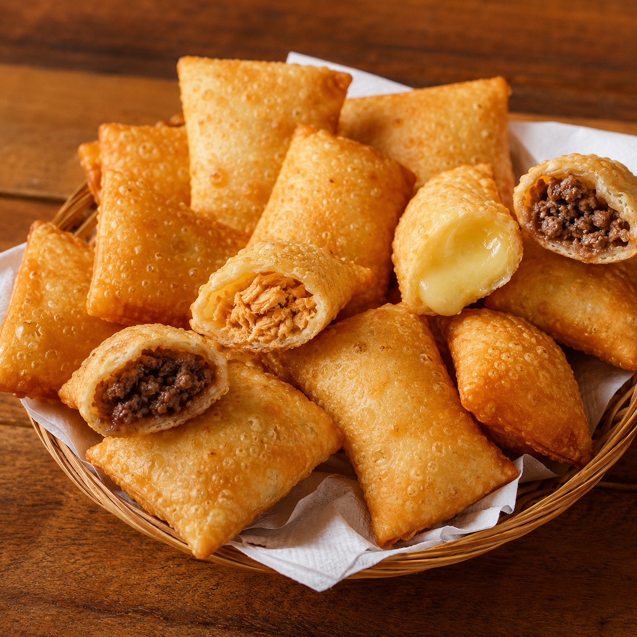 Mini pastéis mistos